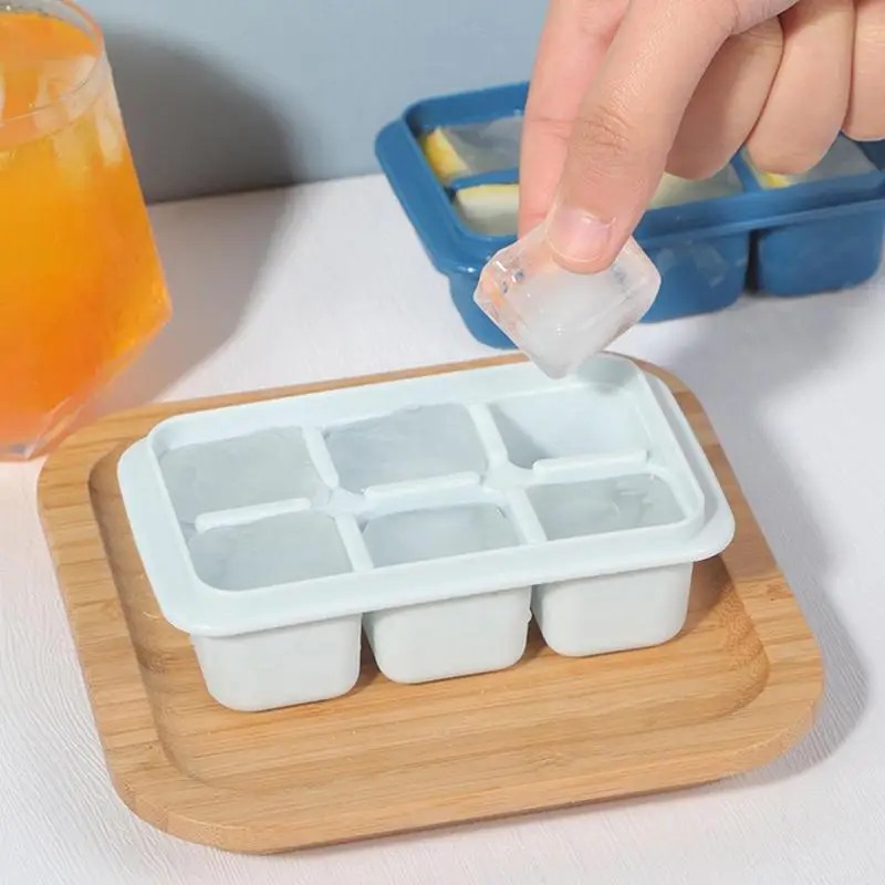 Kem Khay Đá Khuôn Mẫu Có Nắp Đa Năng Cũng Kín Kem Máy Làm Cho Tự Chế Trẻ Em Chocolate Đồ Ăn Nhẹ bơ