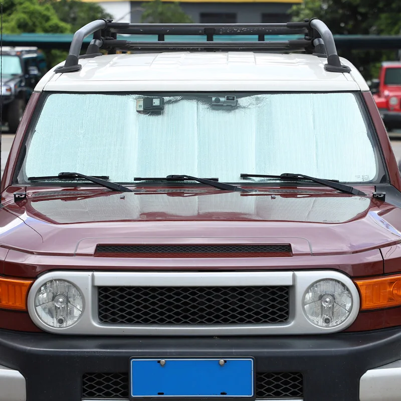 

For 07-21 Toyota FJ Cruiser car front glass sun visor foldable UV protection retractable front windshield sun block accessories