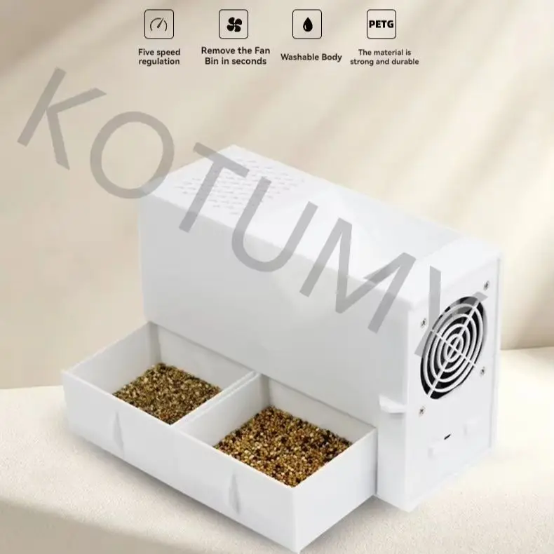 Grain Husk Blower Shell Blowing Machine Mixed Grain Shell Separator Quick Shelling Grain Wind Screening Quick Shelling 220V