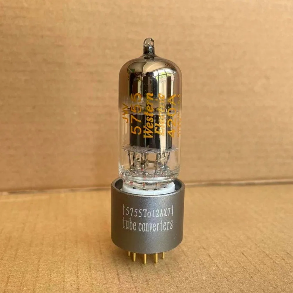 Western Electric WE 5755 420A Vacuum Tube Adapter, Replace 12AX7 ECC83 Tube for HiFi Audio Amplifier