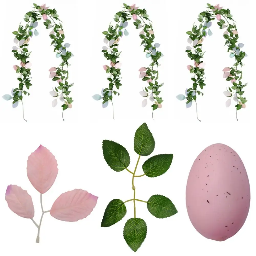 

Artificial Easter Eggs Vine Home Window Decoration Simulation Green Plants Fake Plant Happy Easter Decorations