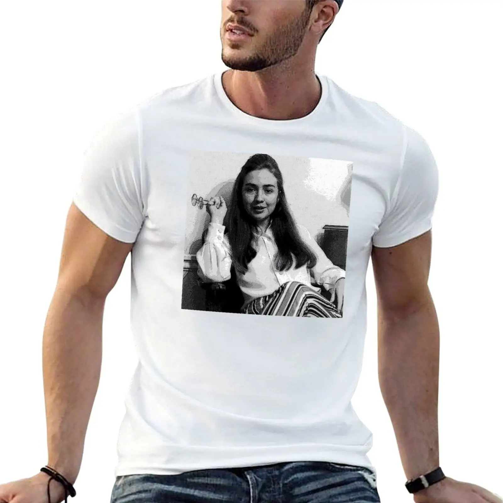 

Young Hillary Clinton T-Shirt men t shirt cotton 100% cotton t shirt pack T-Shirt