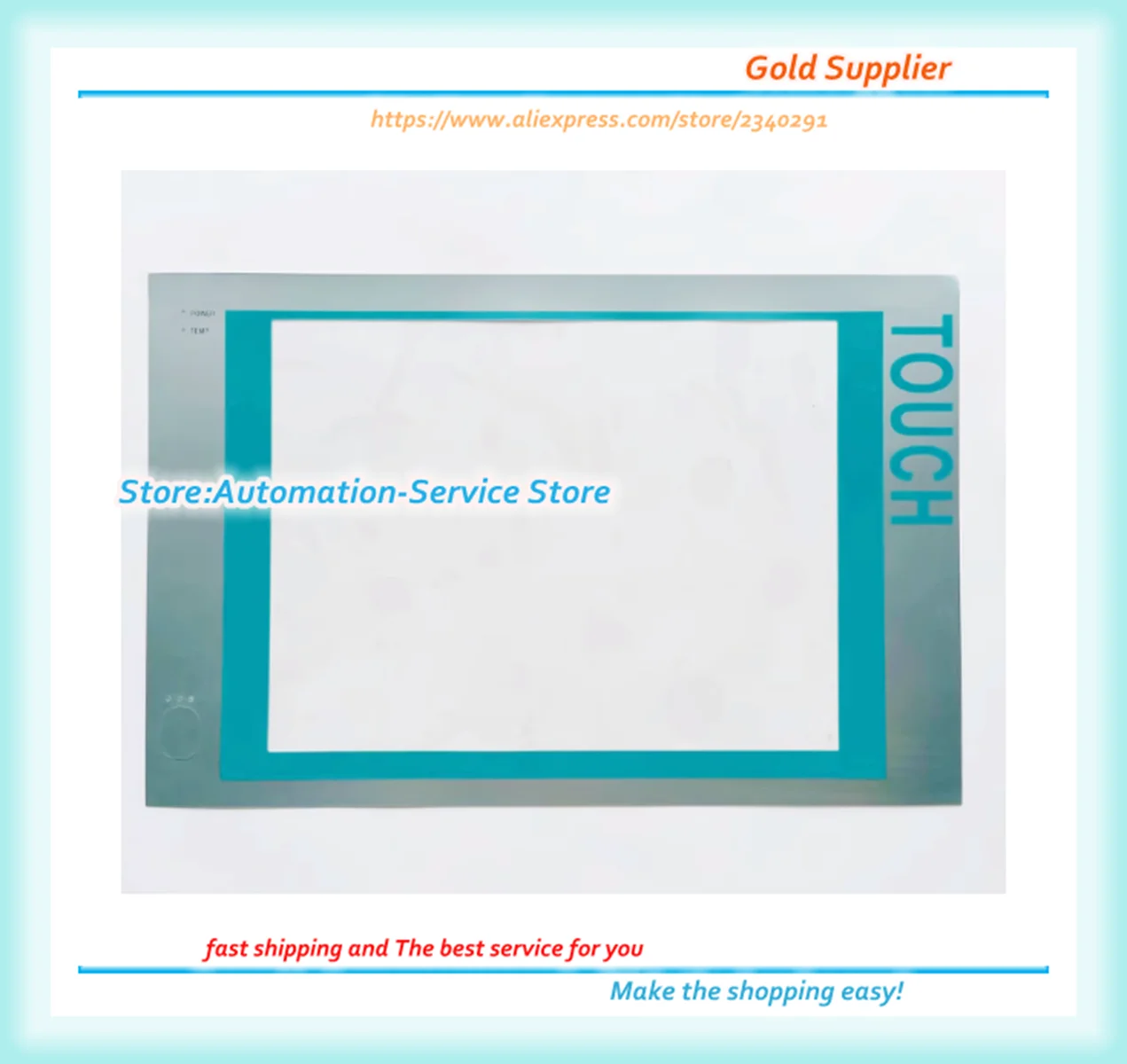 Neue 15-Zoll-Touchscreen-Glasscheibe für IPC477C 6AV7884-2AB10-3BE0