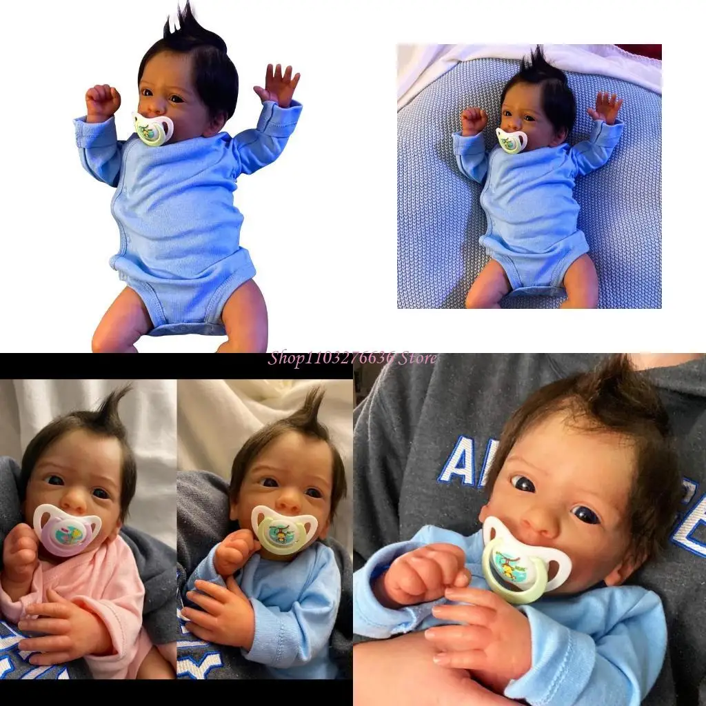 R6FD Baby Baby Dolls Full Body Silicone Girl Real Looking Toddler Toy for Kids