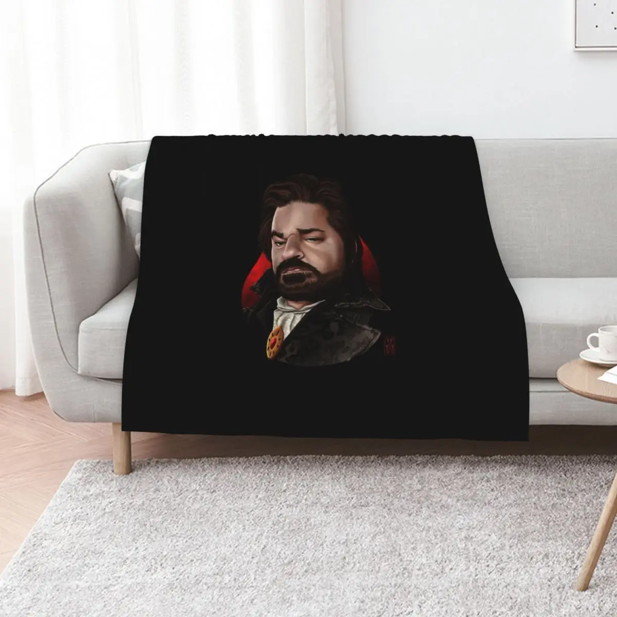 Laszlo Cravensworth What We Do In The Shadows Throw Blanket Decorative Sofa manga Camping Furry halloween Blankets