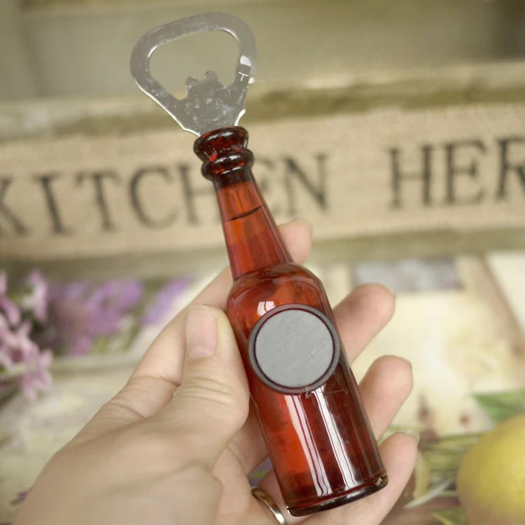 Creative refrigerator with high fidelity wine bottle opener