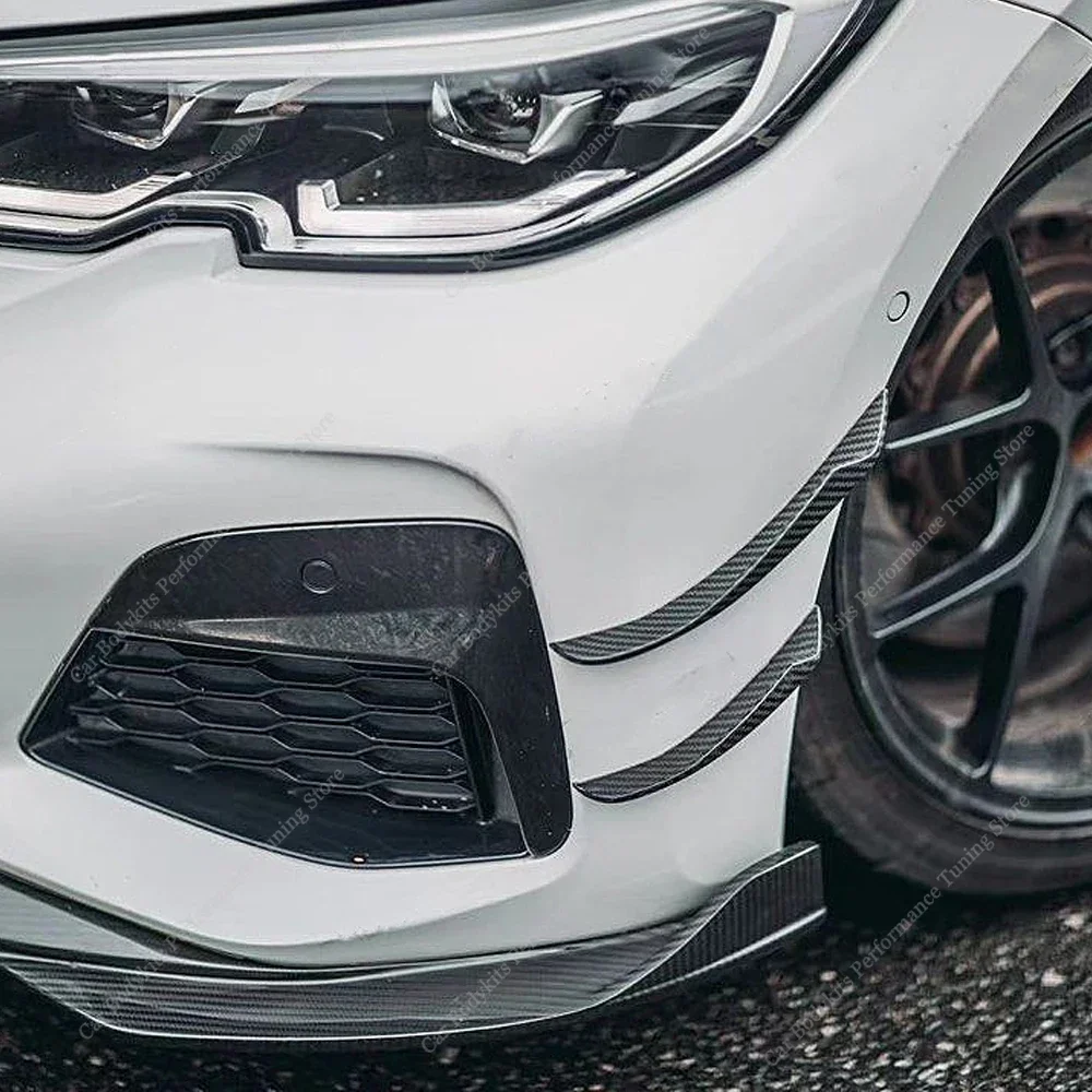 

Front Splitter For Bmw G20 G21 Bumper Airvent Blade 3 Series 320i 320d 330i 330d 340i 2019-2022 Pre-Lci Fog Lamp Trim Bodykits