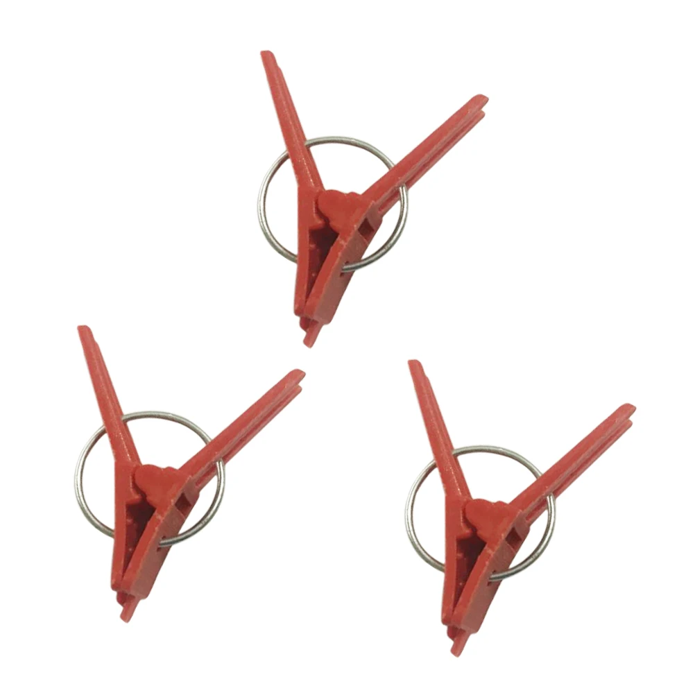 

3 Packs Grafting Clip Flower and Vine Clips Flat Vegetable Fixed Practical Fashion Garden Round Mouth
