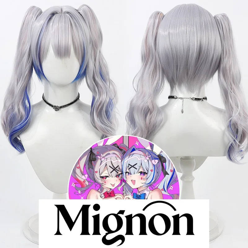 

Миньон hololive Virtual VTuber Amane Kanata Косплей Парик Крышка с кроличьим отверстием