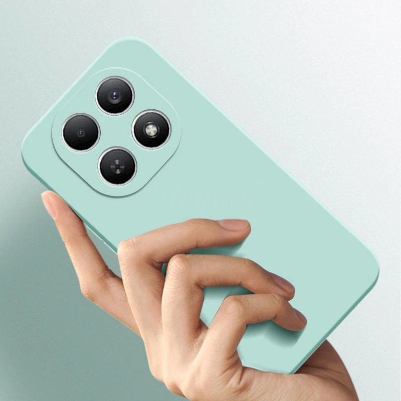 Für Xiaomi Redmi Note 15 Pro Hülle, flüssiges Silikon, schlichtes Gummi, Redmi Note 15 Pro Cover, Telefonschutz, Redmi Note 15 Pro Plus – Detail 8