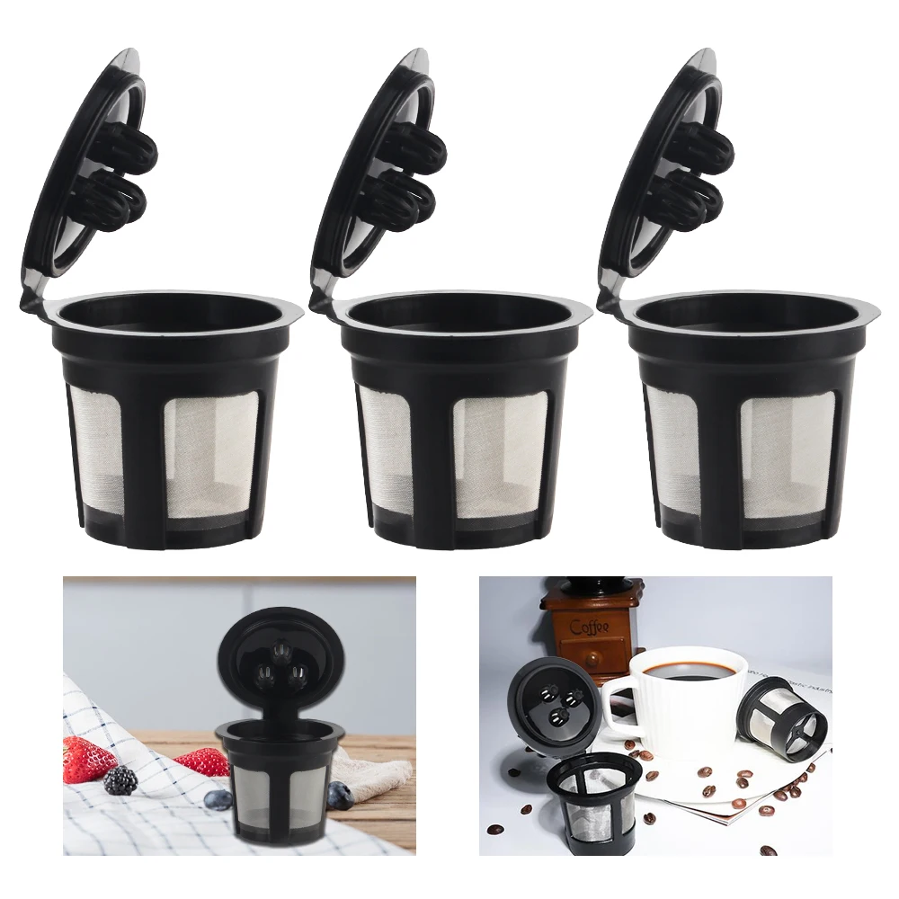 Barista Coffeware Sets Tea Tube Bottle Glass Espresso Portable Coffee Accessories Tools Coffee Bean Filter Reusable 3/4 Pcs