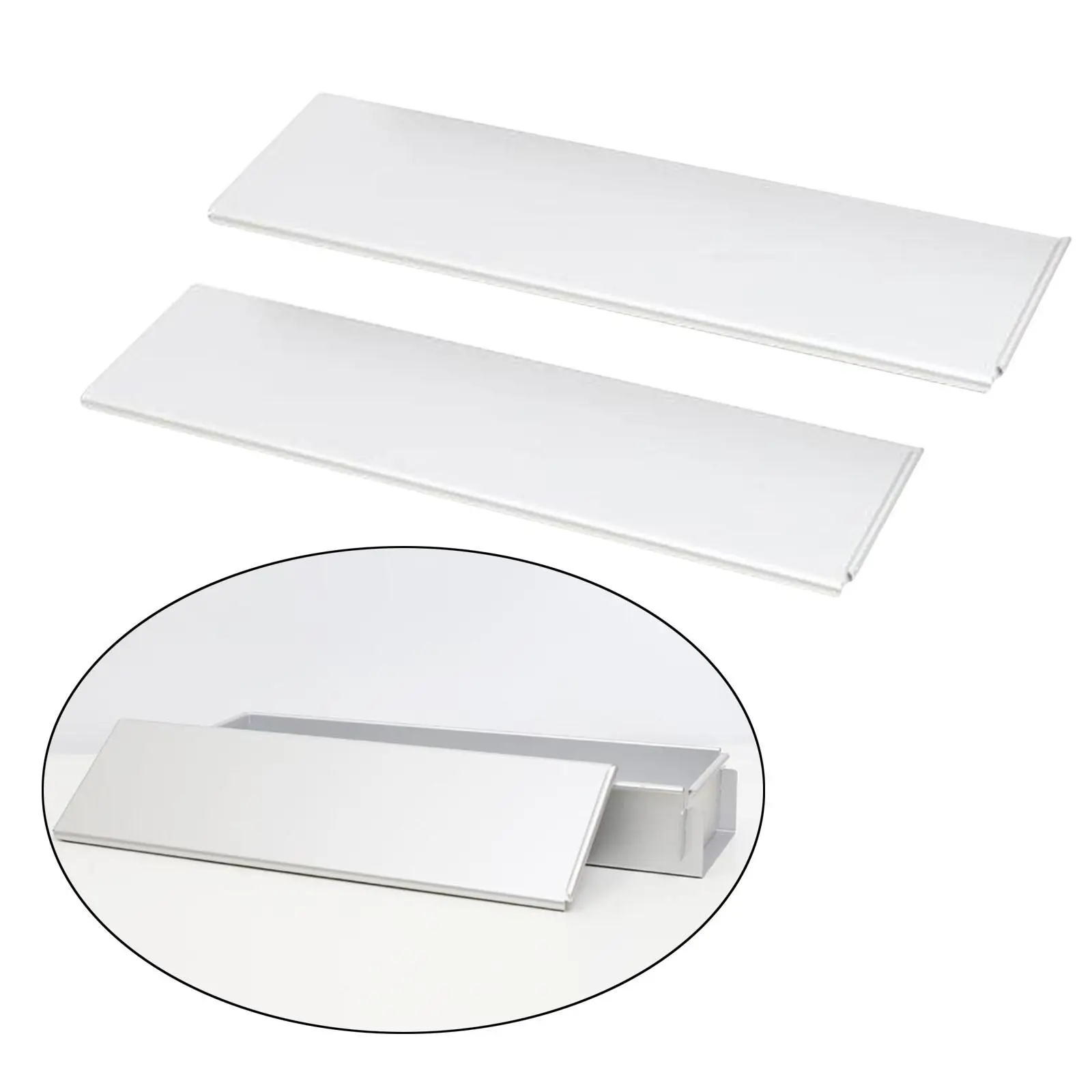 Aluminum Cheesecake Pan Cover Rectangle Cake Pan Top DIY Cooking Tool Tiramisu Cap for Pastry Cheesecake Birthday Coffee