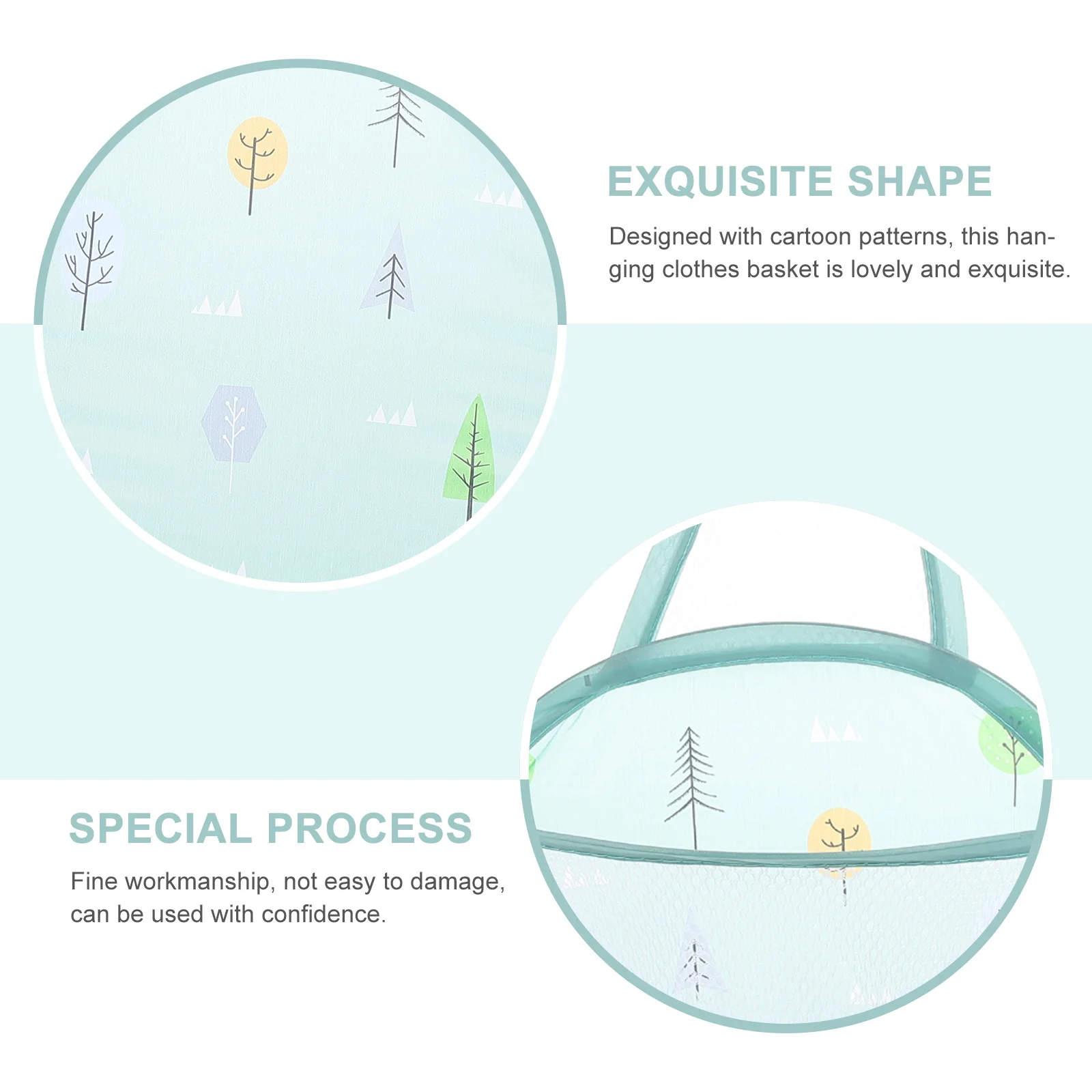 

Laundry Basket Storage Foldable Mesh Dirty Clothes Baskets Home Bathroom Collapsible Toy Book Household Items Washable