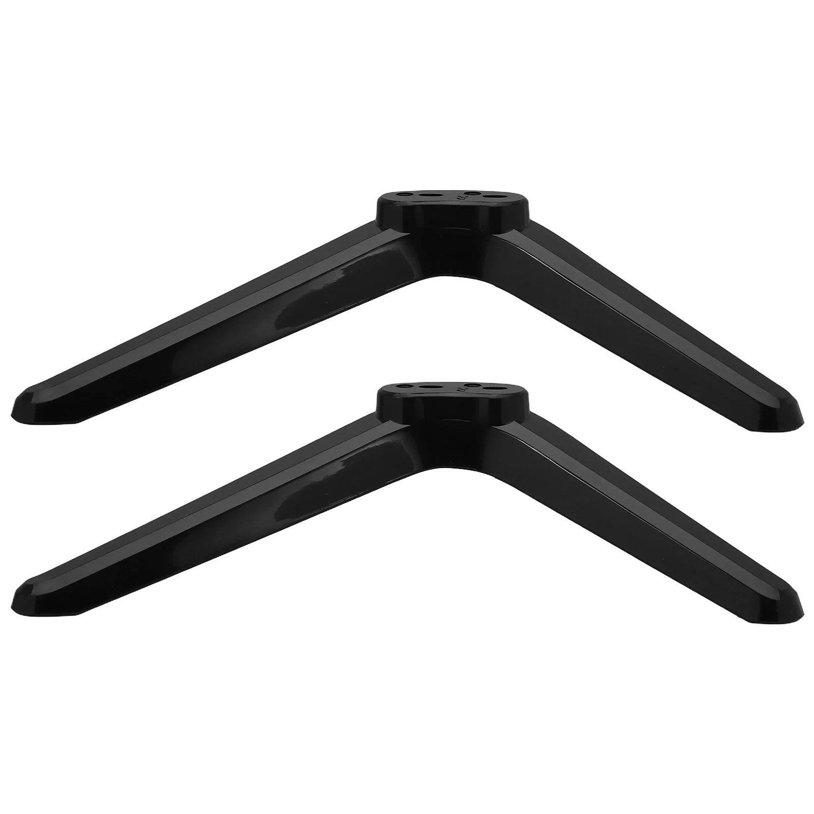 

1 Pair Universal Stand for Flat Screen 32in 40in 43in 48in 49in 50in Legs Replacement with Screws Black Stand Base S