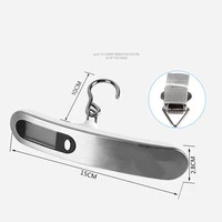 Portable Scale Digital LCD Display 110lb/50kg Electronic Luggage Hanging Suitcase Travel Weighs Baggage Fishing Scale with Hook 3