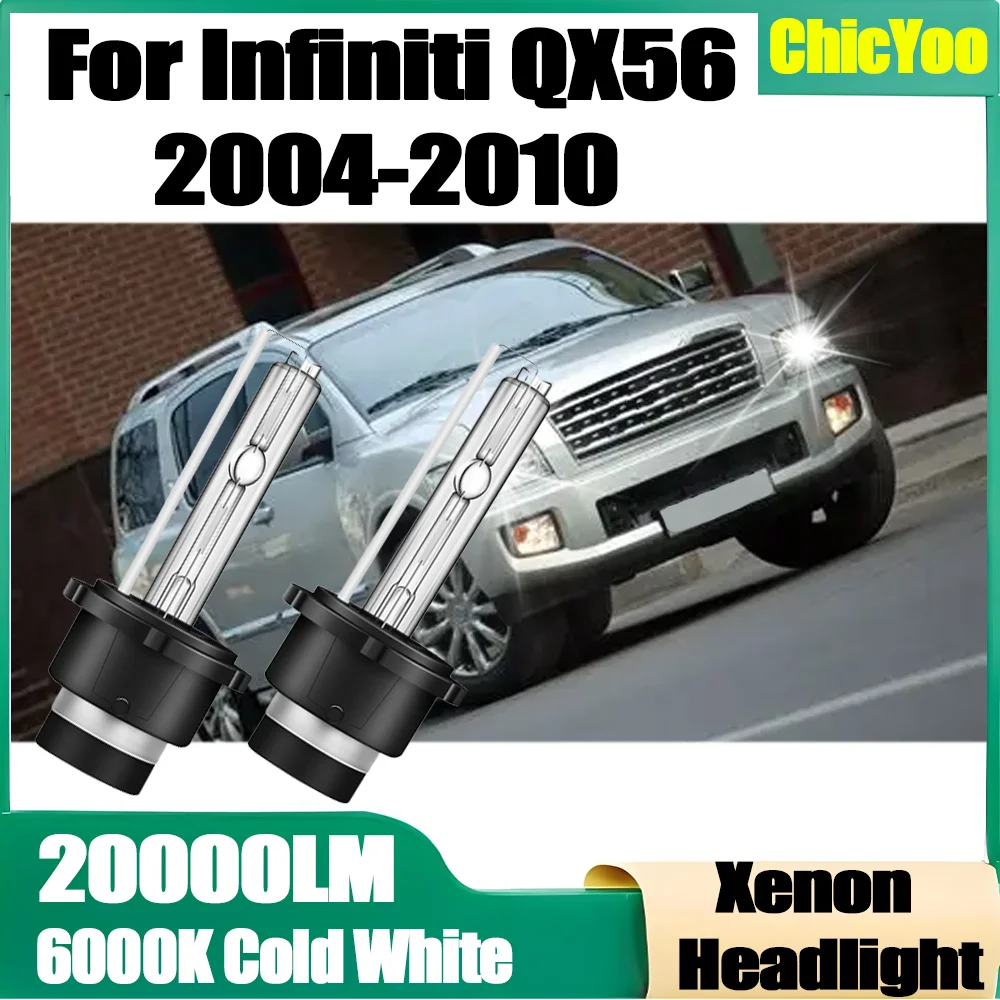 

2 шт. мощные ксеноновые лампы D2S 20000 лм, 6000K, белые, суперяркие, 35 Вт, 12 В для Infiniti QX56 2004-2010