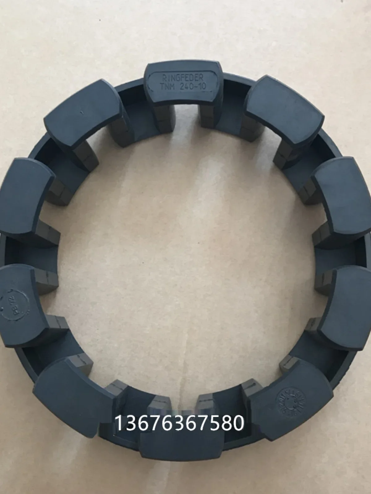 

NOR-MEX 82/97/112/128/148/168/194/214-10 Elastomer Pb72 Shock Absorption Ring Gasket