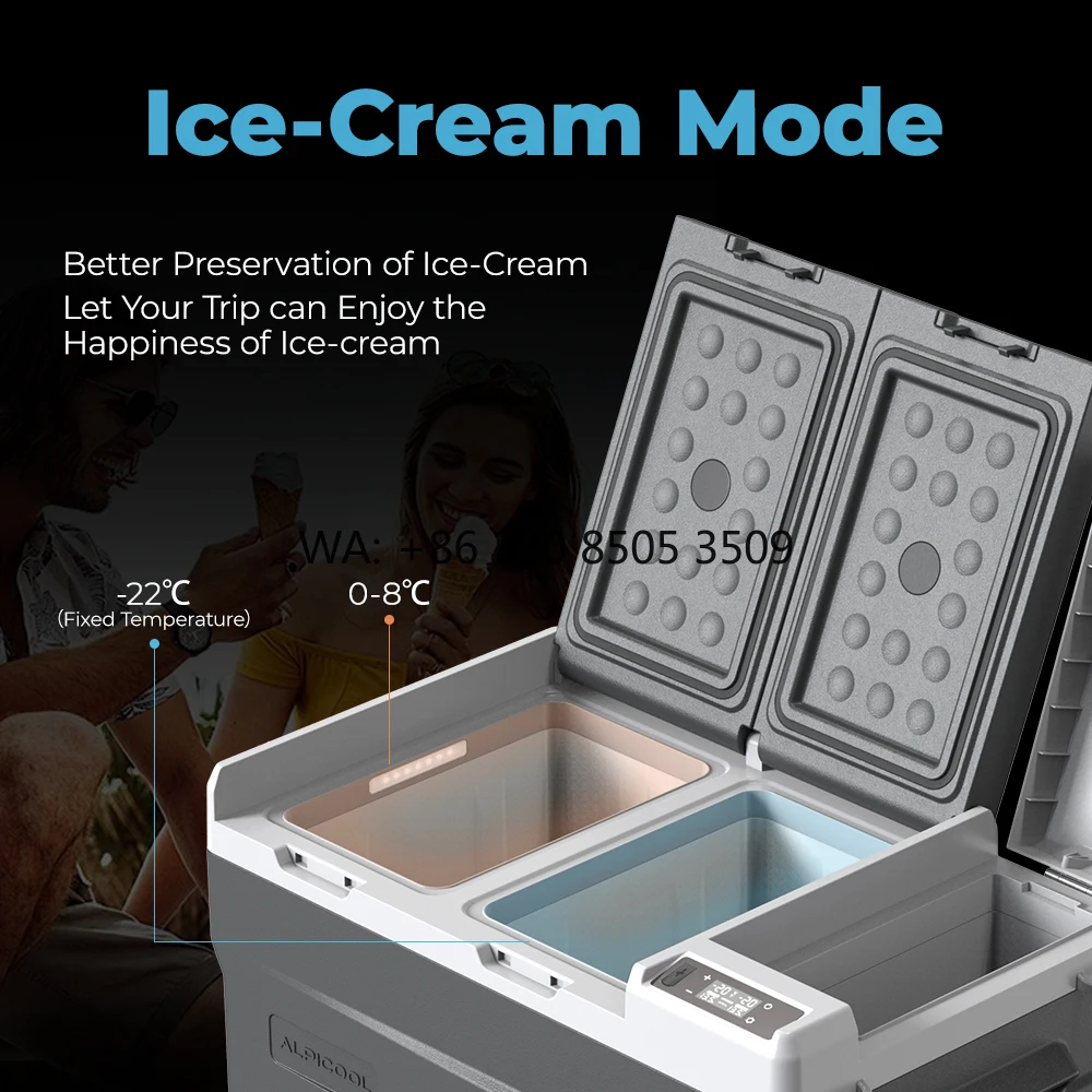 

WD Series Tool Battery Powered Cool Box Compressor Car Fridge Outdoor Portable Refrigerator for Camping Car Truck
