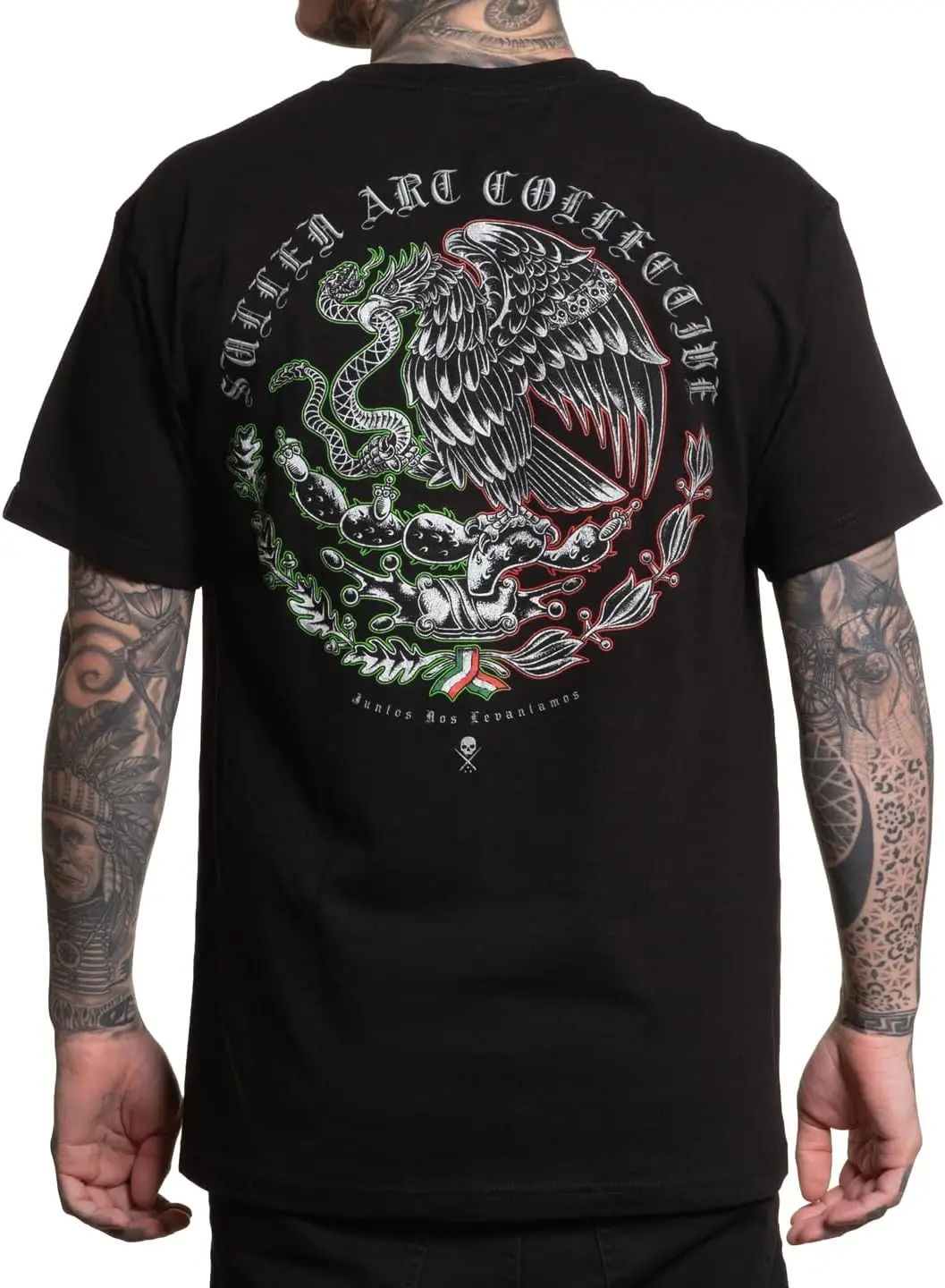 Sullen Men's Levantamos Cinco De Mayo Series Tattoo Lifestyle Artist Graphic Premium Short Sleeve Tee