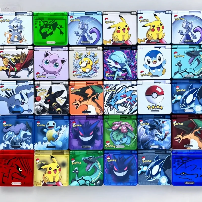 FOR Gba Sp Replacement Shell Custom Printed Housing For Retro Game Console Gbasp Game Shell Ips Original Screen Universal Shell