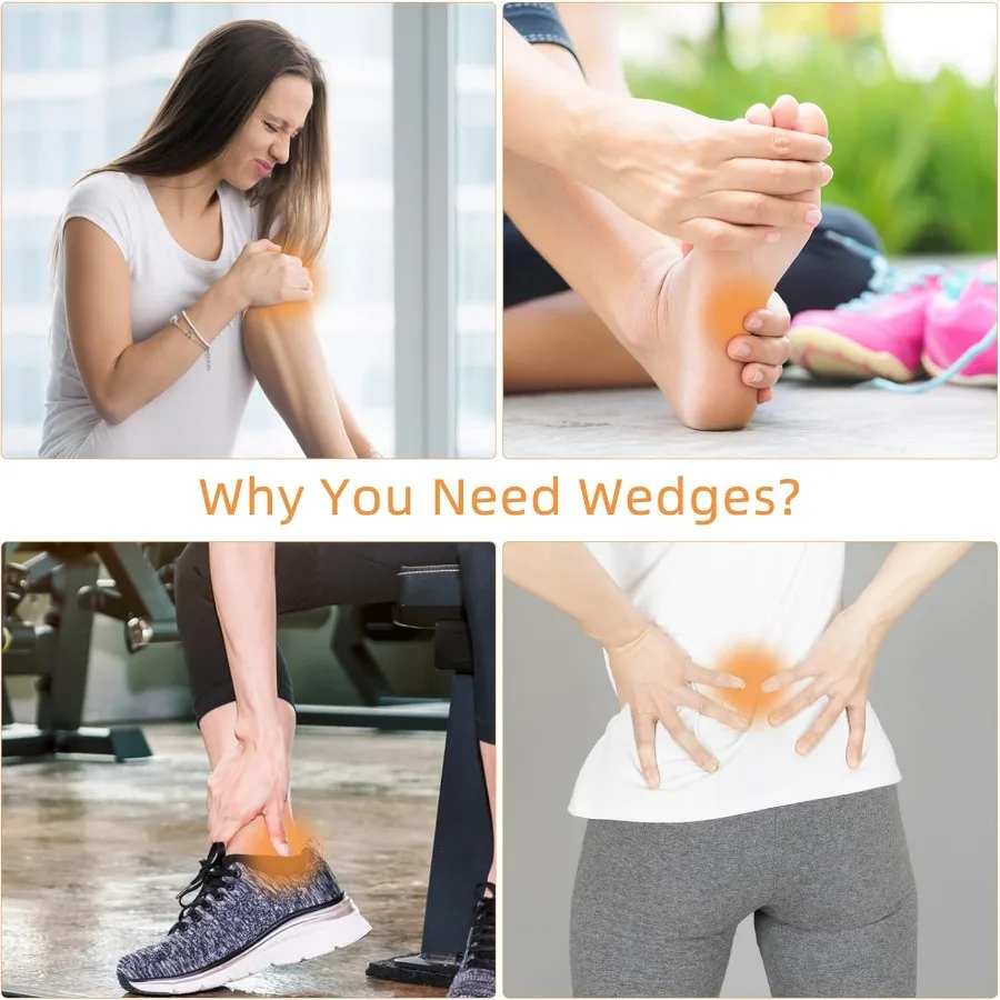 اليوغا رغوة إسفين كتل زوج العجل رفع كتلة العجل نقالة اليوغا المعصم دعم رفع اللياقة البدنية بيلاتيس كعب نقالة القرفصاء نحن