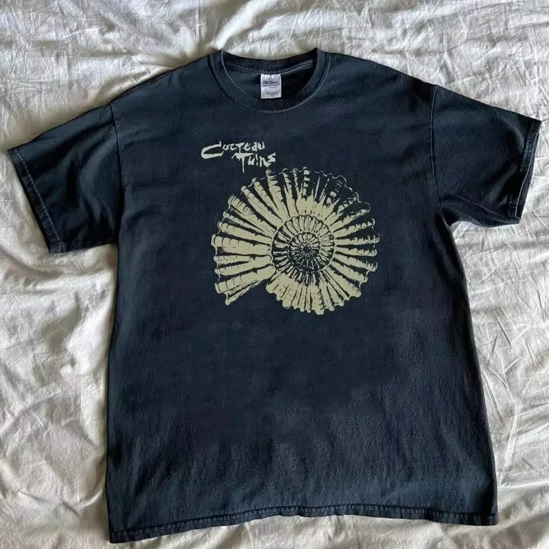 Cocteau Twins 90s Classic Black T-shirt Summer New Style Suitable for Both Men and Women