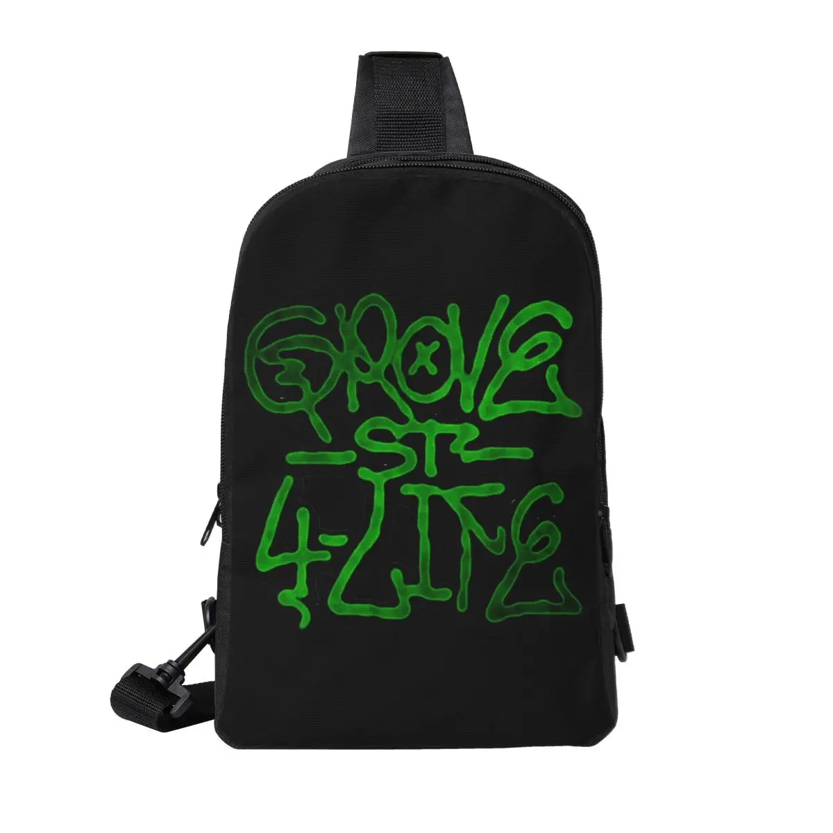 

Harajuku Grove 4 Life GTA San Andreas (4) Chest Bag Men Sling Crossbody Backpack Chest Bag Traveling Hiking Daypack Shoulder Bag