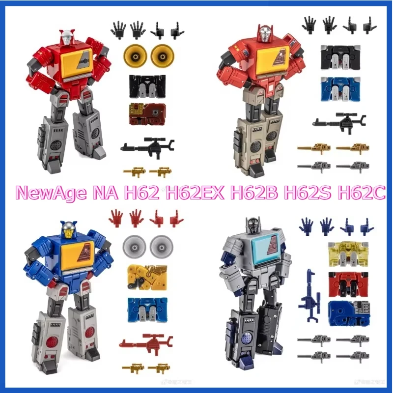 NEW Transformation Newage NA H62 H62EX H62B H62S H62C Blaster Louie G1 Small Scale WITH Ramhorn Rewind Tape Action Figure