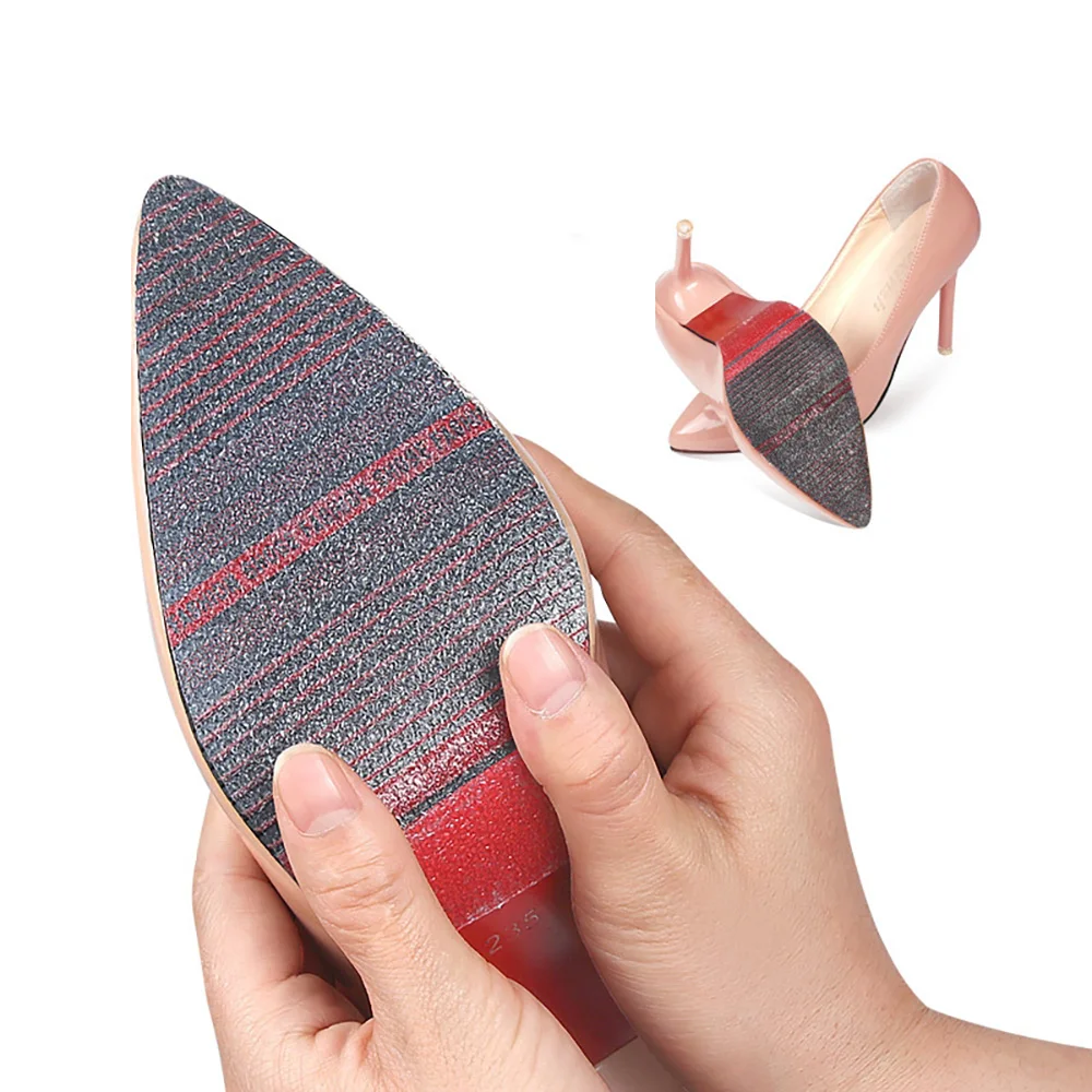 Anti-derrapante resistente ao desgaste Sapatos Sole Protector Adesivos para Tênis de Salto Alto, Free-Cut Auto-Adesivo Sapato Sole Protetores Pads