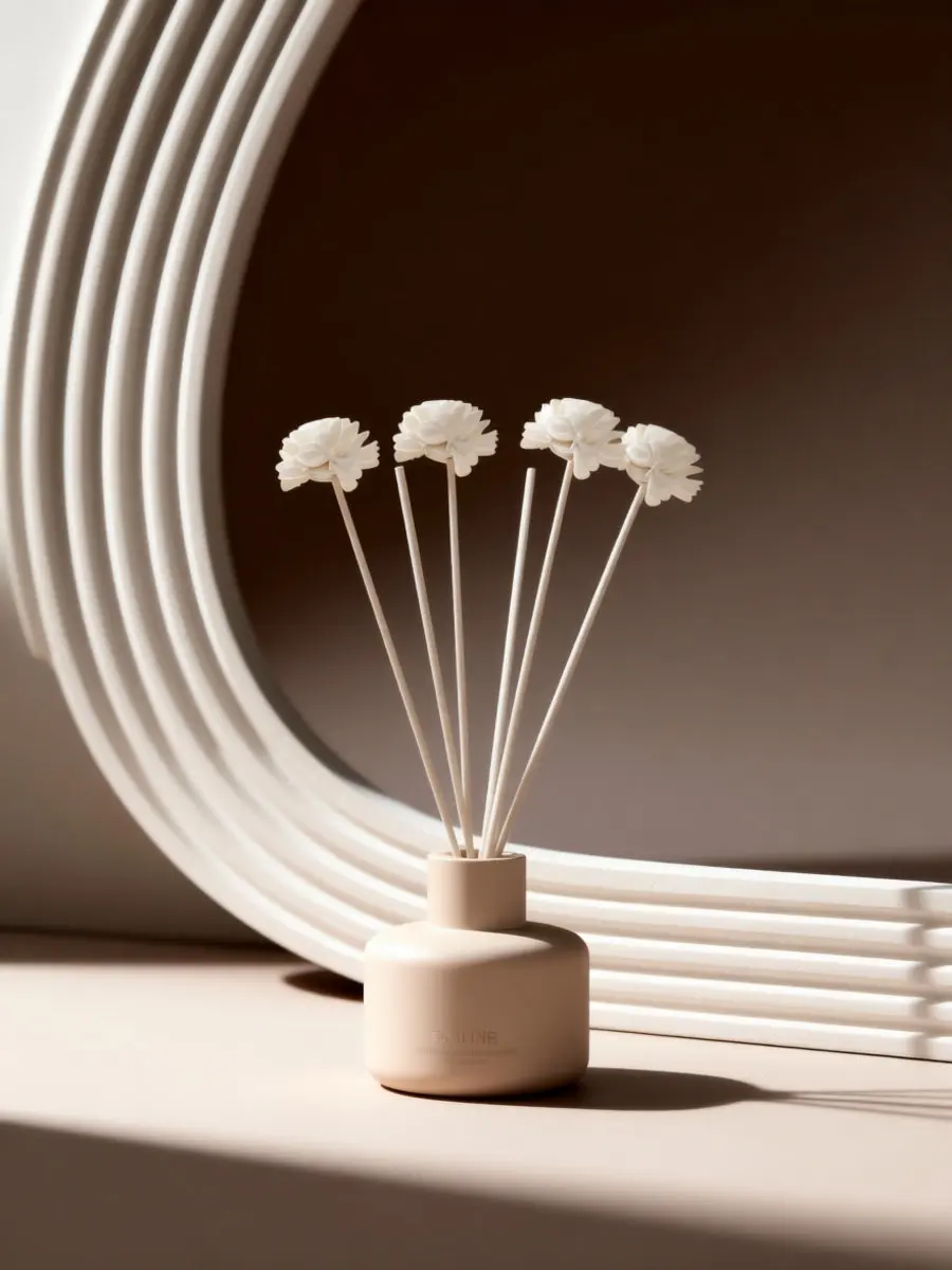 10Pcs Premium Rattan Reed Diffuser Sticks Dried Flower Aroma Diffuser Sticks for Essential Oil Aromatherapy Bottles Home Car