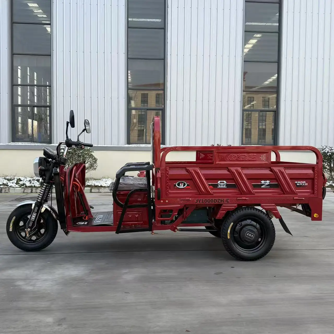 Commercial Heavy Duty Electric High Power Cargo Passenger Ride on Trike for Freight Cargo Carrying Tricycle
