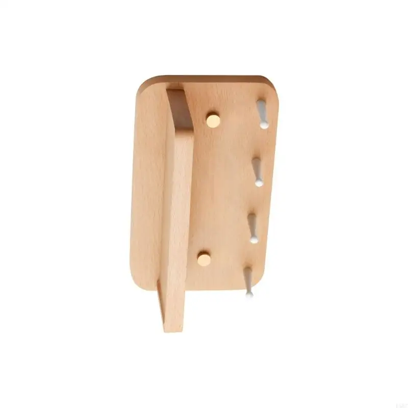 Practical supervisor With 4 Brass fasteners And Wooden Panel Suitable For Hallway Bedroom Office Presentation