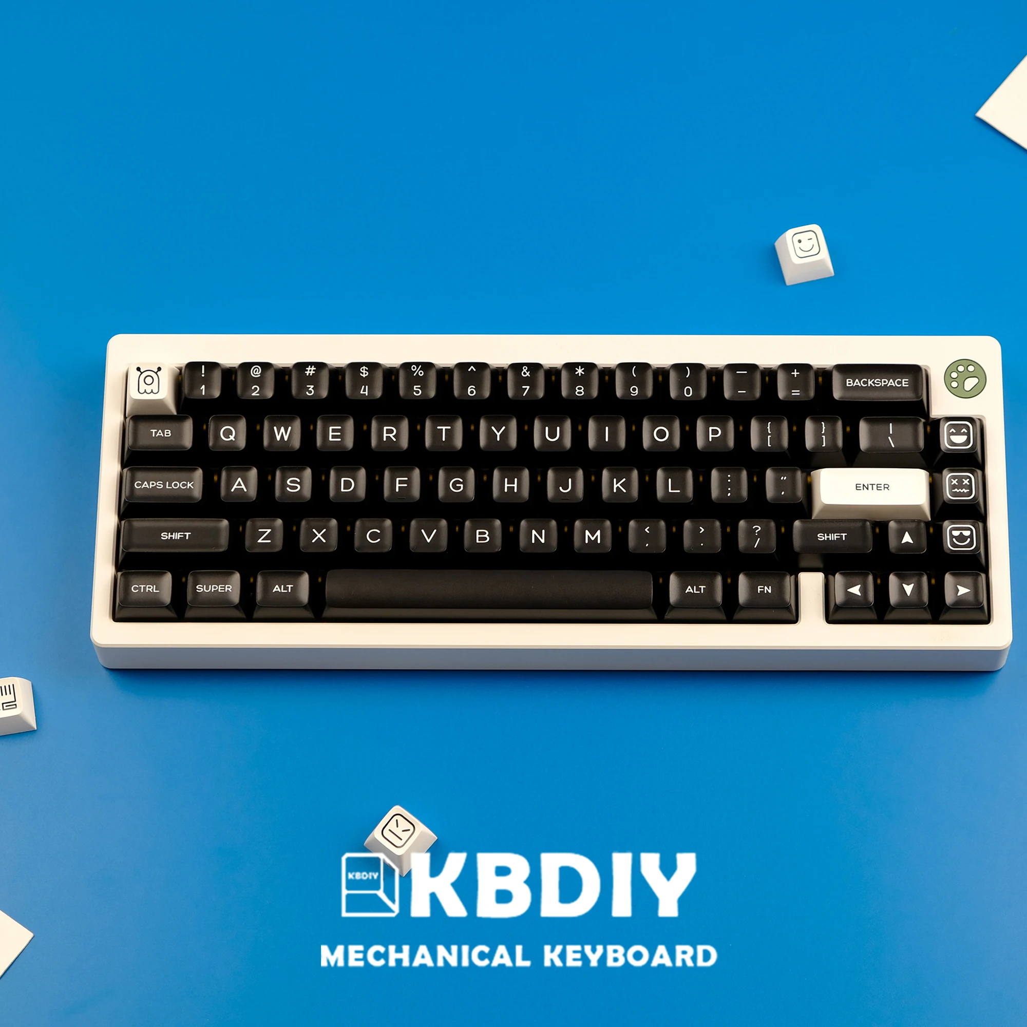 توصية وتحليل لـ KBDiy Cherry Profile Keycaps PBT GMK Minimal Gray Keycap Mechanical Keyboard Game for MX Switches Custom 139 Keys for 60/87/100