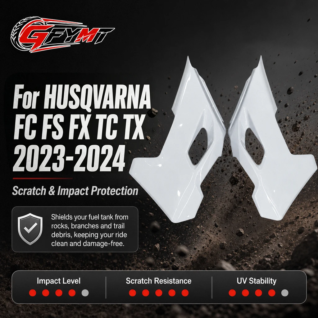 For K27 HUSQVARNA FC FS FX TC TX 125-450 23-24 Motorcycle Fuel Tank Guard Left Right Side Panels Mudguard Fender Protector Cover - view 4