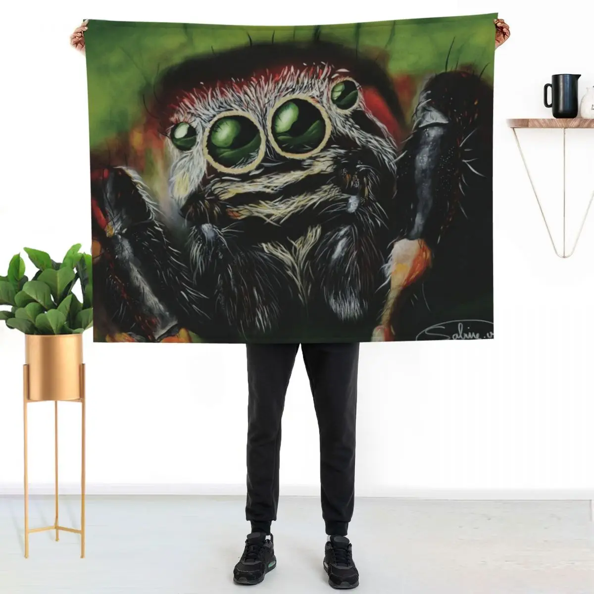 

Arachne Throw Blanket Lightweight Warm Blanket for Indoor Outdoor Use