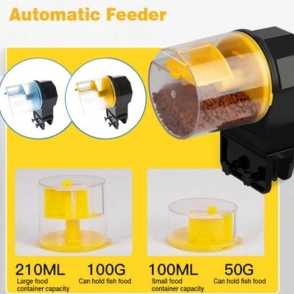 Automatic fish tank feeder intelligent timing automatic feeder aquarium goldfish feeder large capacity fish aquarium feeder