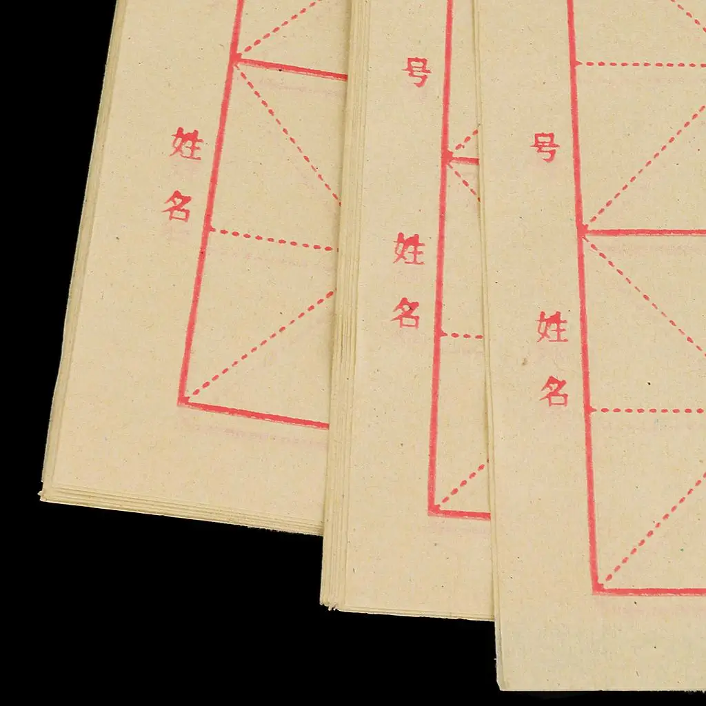 Semi Ripe Chinese Traditional Art Paper Natural Rice Paper Brush Calligraphy Writing Rice Paper for Students and Beginners