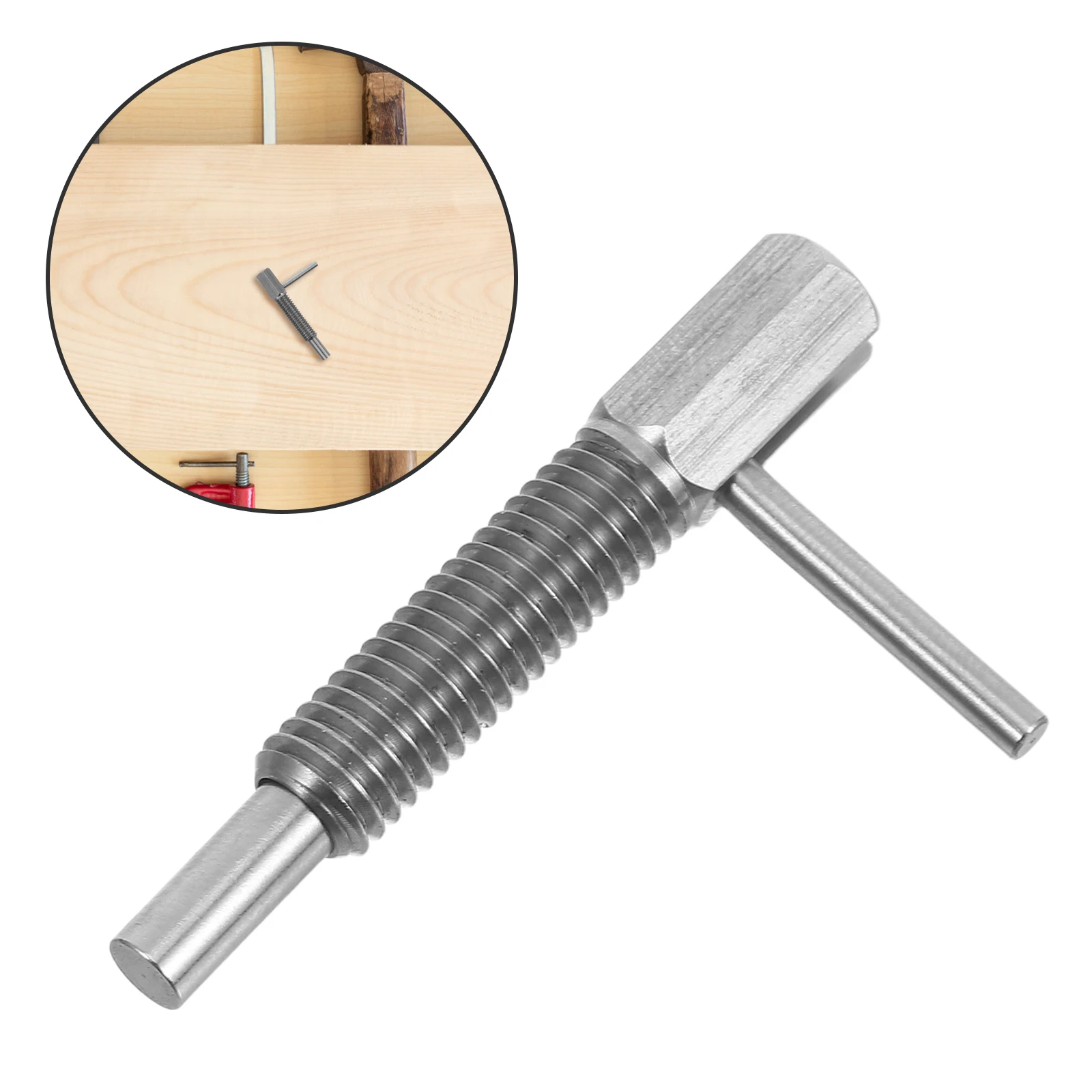 

Stainless Steel Retractable Spring Plunger L-Handle M8X1.25 For Window Screens Toolboxes Fitness Equipment