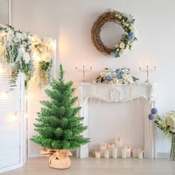 ZK40 Christmas tree ornament 60CM desktop decoration (bagged, Christmas tree * 1) mini Christmas tree 60CM