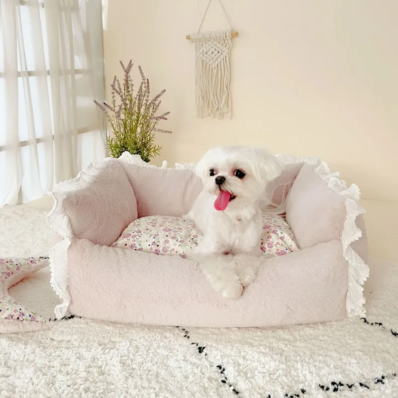 

Four Seasons Pet Nest Removable Warm Kennel Cat Nest Bed Teddy Maltese Small and Medium Dogs dog bed dog accessories