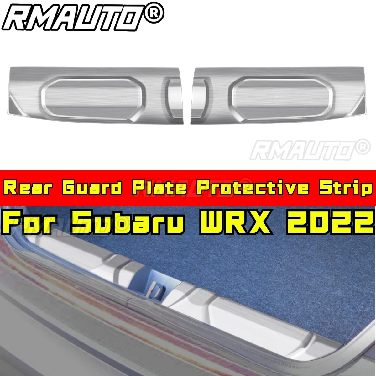 

Для Subaru WRX 2022, комплект кузова, защитная пластина, бампер багажника, защитная полоса, аксессуары, задняя защитная пластина, защитная полоса, аксессуары