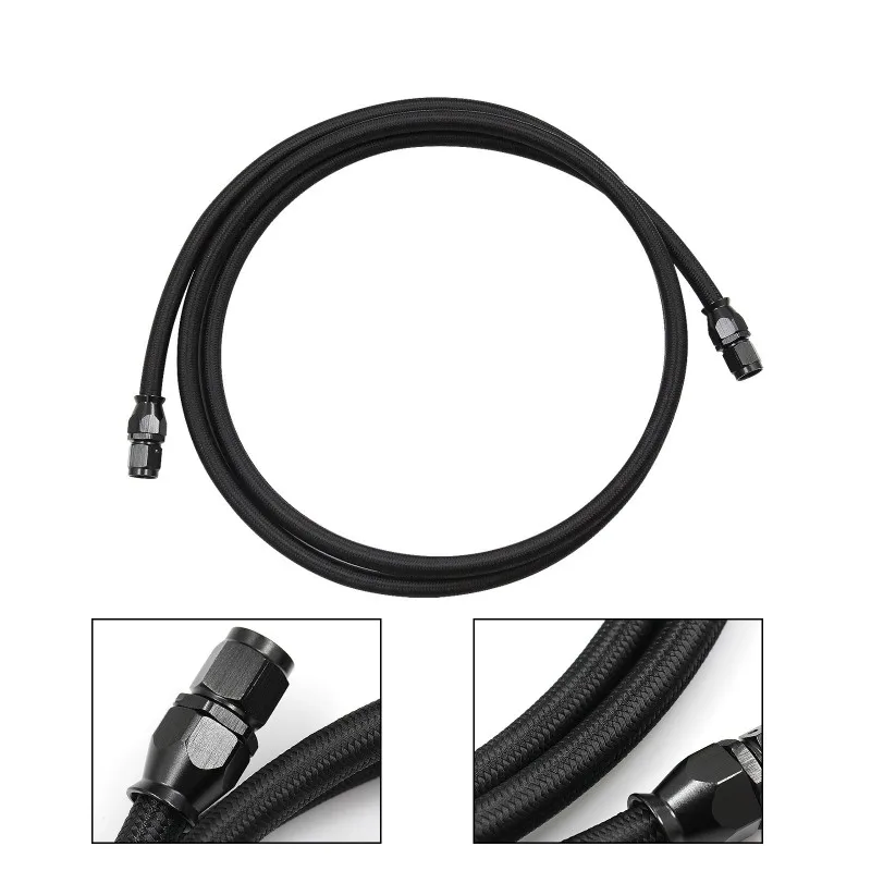 6AN 7FT PTFE Transmission Cooler Pipeline Components Set For GM 4L60 700R4 TH350 TH400-M54K