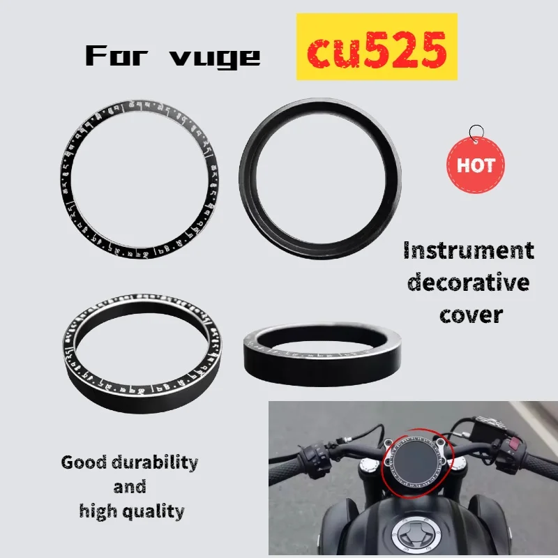 

For VOGE CU525 modified instrument decorative cover aluminum alloy protective shell code table ring protective cover