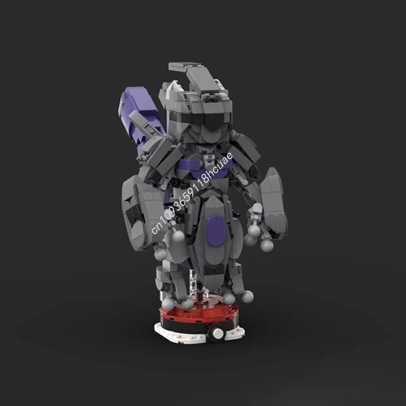 

871pcs MOC Mewtwoer armoured 1998 version Brickheadz Building Blocks Christmas Gift Pattern recognition enlightenment toys