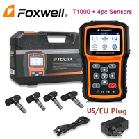 Latest Foxwell T1000 TPMS Tool TPMS Sensors Programming Activate Check RF Key FOB Tire Pressure Monitoring System Auto Tester