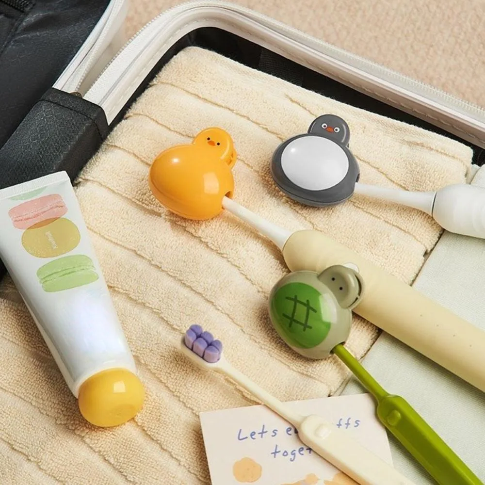 Plastic Toothbrush Head Protective Cover Portable Brush Protect Toothbrush Dust Cap Cover Bathroom Supplies Toothbrush Case Cap