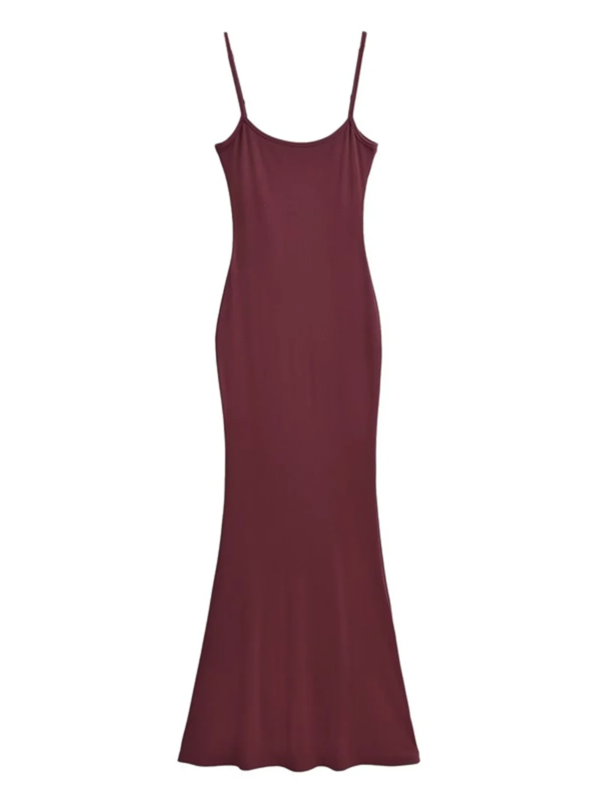 Seksowna obcisła bielizna modelująca talię z paskami, z wycięciem na pośladkach, z trenem, owijana, do połowy uda, modna, streetwearowa, z dekoltem w kształcie litery U.