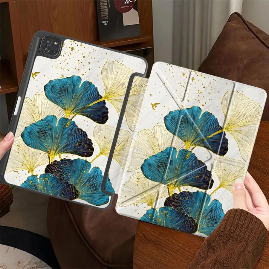 

Креативный чехол-подставка для планшетов в виде мультяшной травы для iPad Pro 11-го, 10-го, 9-го, 8-го, 7-го поколений, 12.9-дюймовых Pro 2025, Mini 6, 7, Air 4, 5, M3, M2, M4, 11-дюймовых моделей