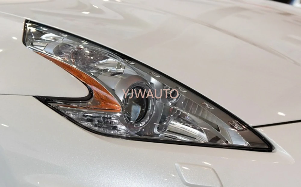 For Nissan 370Z 2008-2019 Headlight Lens Car Headlamp Cover Glass Replacement Front Auto Shell