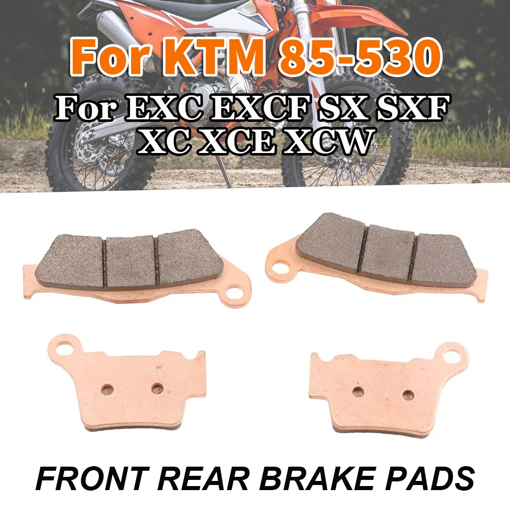 

Для KTM EXC EXCF SX SXF XC XCF XCW 85 125 150 200 250 300 350 450 500 530 2003-2024 Передние и задние тормозные колодки для мотоциклов Enduro